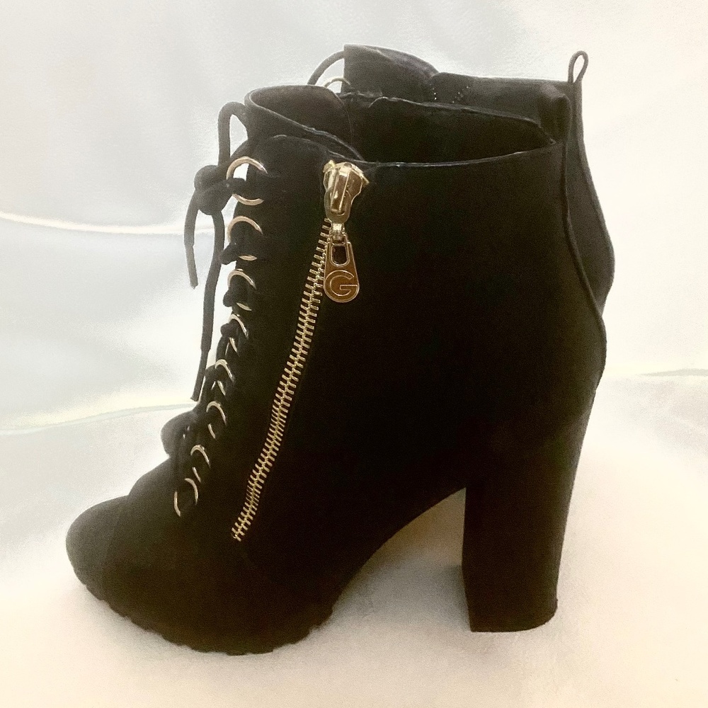 G by Guess open toe booties